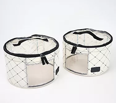 Periea Set of 2 Small Rounds with Carrying Handles