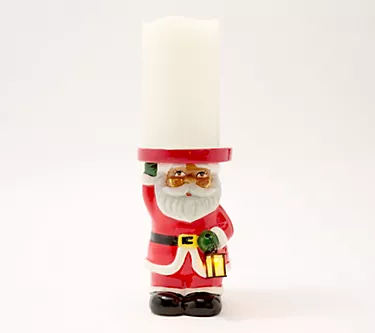 Mr. Christmas Holiday Pedestal with Candle