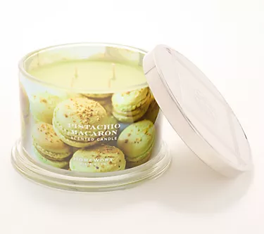 HomeWorx by Slatkin + Co. 18oz Pistachio Macaron Candle 1 366610-homeworx-by-slatkin-co-18oz-pistachio-macaron-candle-1.webp