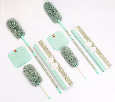 CAMPANELLI Set of 2 4pc Microfiber Dusting Kits in Gift Boxes