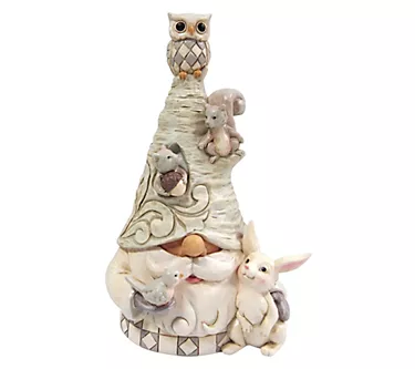 Jim Shore Heartwood Creek Woodland Gnome with Animals Figurine