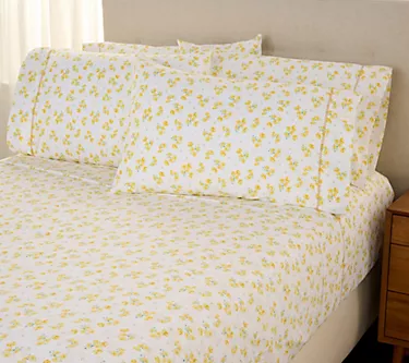 Home Reflections Brushed 100% Cotton Sheet Set
