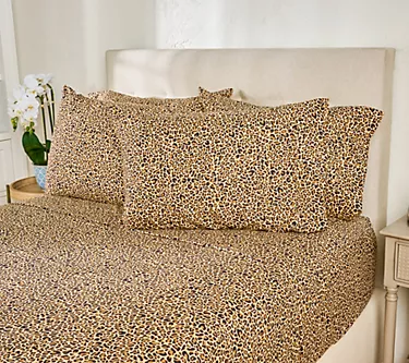 "As Is" Home Reflections Double Brushed Sheet Set w/ Extra Cases