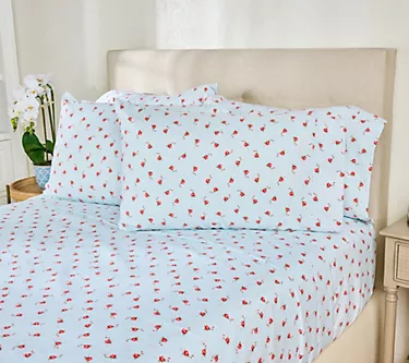 "As Is" Home Reflection Double Brushed Novelty Printed Sheet Set