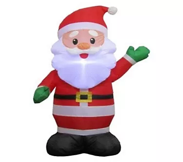 RC Home Decor 2.5' Santa Claus Inflatable withLED 1 367893-rc-home-decor-2-5-santa-claus-inflatable-withled-1.webp