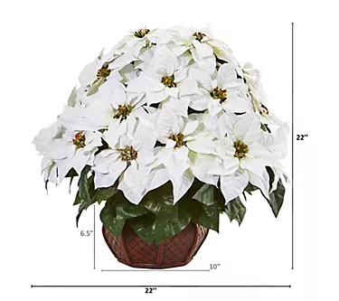 Nearly Natural Poinsettia Artificial Arrangement 1 367970-nearly-natural-poinsettia-artificial-arrangement-1.webp