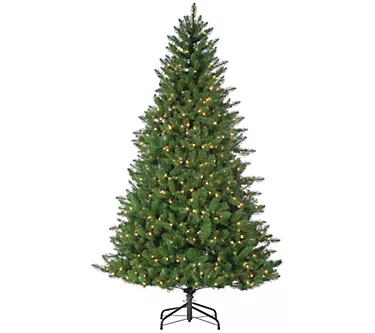 7.5' High Stone Pine Prelit Tree by Gerson Co. 1 368077-7-5-high-stone-pine-prelit-tree-by-gerson-co–1.webp