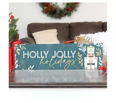 Sincere Surroundings 24" Holly Jolly NutcrackerPallet Board
