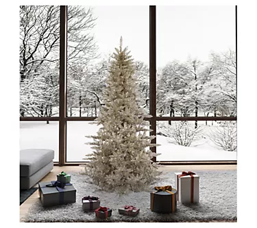 Vickerman 7.5' Champagne Fir Artificial Christmas Tree Unlit