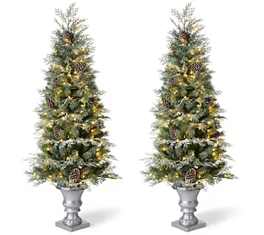 Glitzhome 5ft Pre-Lit Pinecone Artificial Christmas Porch Tree 1 368447-glitzhome-5ft-pre-lit-pinecone-artificial-christmas-porch-tree-1.webp