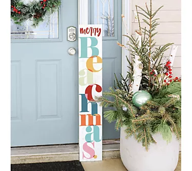 Sincere Surroundings 47" Merry Beach-mas PorchBoard