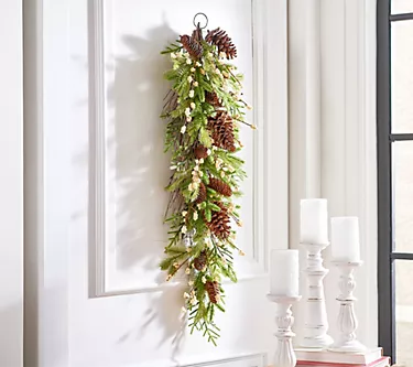 Wicker Park 36" Unlit Berry & Pinecones Swag 1 368599-wicker-park-36-unlit-berry-pinecones-swag-1.webp