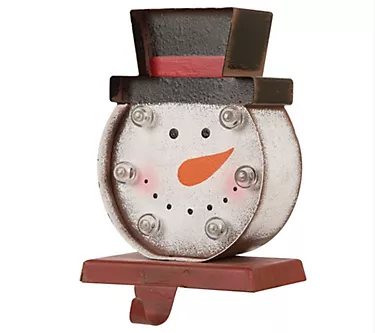 Glitzhome Galvinized LED Lighted Christmas Stoc king Hanger 1 368609-glitzhome-galvinized-led-lighted-christmas-stoc-king-hanger-1.webp