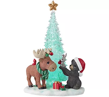 Precious Moments It Moose Be Christmastime LEDigurine