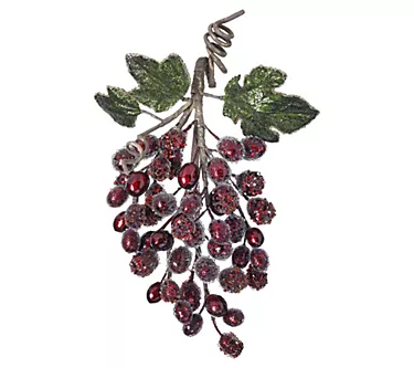 Valerie Parr Hill 13" Micro Grape Cluster Ornam ent