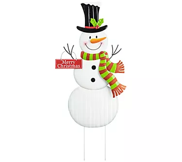 Glitzhome 40" Metal Snowman Yard Garden Stake 1 368729-glitzhome-40-metal-snowman-yard-garden-stake-1.webp