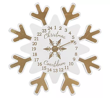 Young's Wood Christmas CountdownTabletop Sign