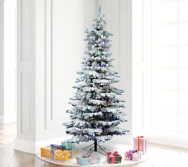 Vickerman Artificial 6.5' Flocked Utica Fir Christmas Tree