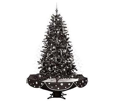 Christmas Time 75" Musical Snowy Indoor HolidayDecor Tree