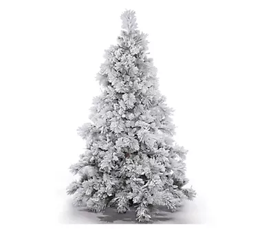 Vickerman Artificial 9' x 73" Flocked Alberta Christmas Tree