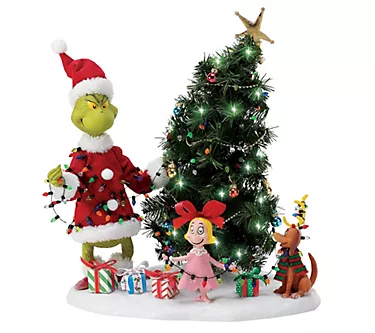 Possible Dreams Who-Ville Tree Trimming Party Figurine 14in H