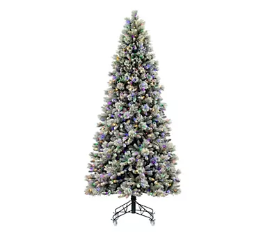 Vickerman Flock Jackson Pine Artificial Pre-LitChristmas Tree