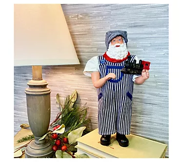 Santa's Workshop 12" Conductor Claus