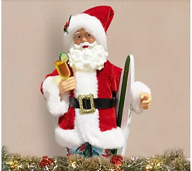 Santa's Workshop 10" Surf's Up Santa