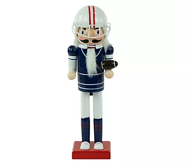 Northlight 14" Wooden Christmas Nutcracker Football Player