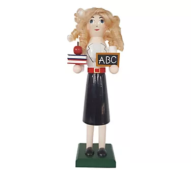 14" Teacher Nutcracker by Santa's Workshop