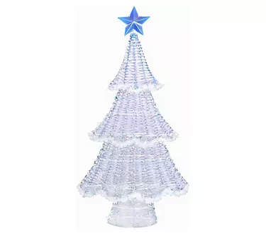 Fraser Hill Farm 5' Pre-Lit Iridescent Christmas Tree Decor