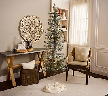 6' Illuminated Snowy Pine Tree with Remote by Valerie 1 369254-6-illuminated-snowy-pine-tree-with-remote-by-valerie-1.webp