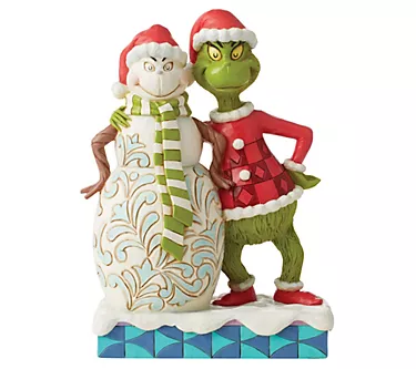 Enesco  Grinch by Jim Shore Grinch with GrinchySnowman