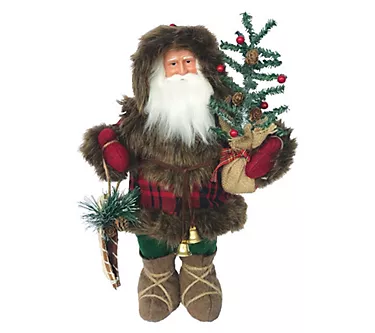 SW 15" Plaid Woodsman with Canoe