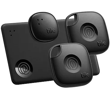 Life360 Tile Mate Essentials 4-Pack Black