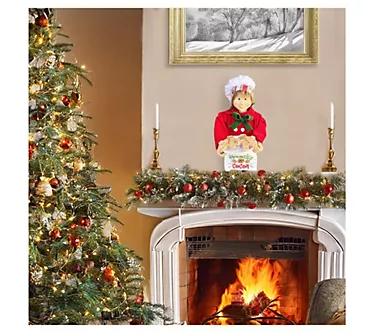 Santa's Workshop 12" Cookies & Cocoa Elf
