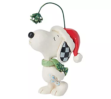 Peanuts by Jim Shore Snoopy Mistletoe Mini