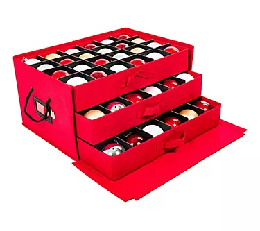 Santa's Bags Three-Drawer 3" Ornament Storage Box