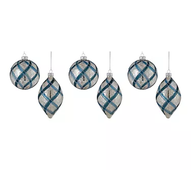 Melrose Glitter Net Glass Ball Ornament (Set of6) 1 369501-melrose-glitter-net-glass-ball-ornament-set-of6–1.webp