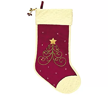 Holiday Contemporary Stocking by C&F Home