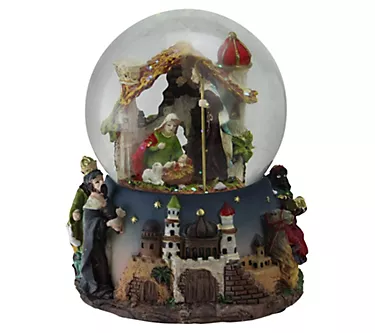 Northlight 6" Manger Scene Religious Musical Snow Globe 1 369567-northlight-6-manger-scene-religious-musical-snow-globe-1.webp