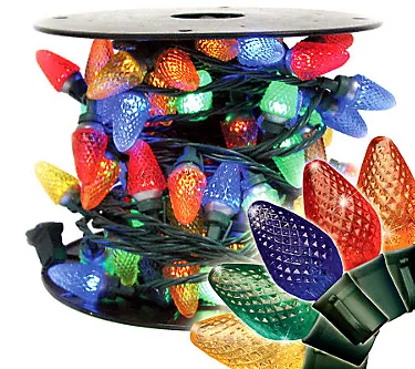 Brite Star 100 lt C7 Faceted LED Light Set