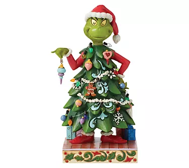 Grinch by Jim Shore Grinch Dressed as a Tree Figurine