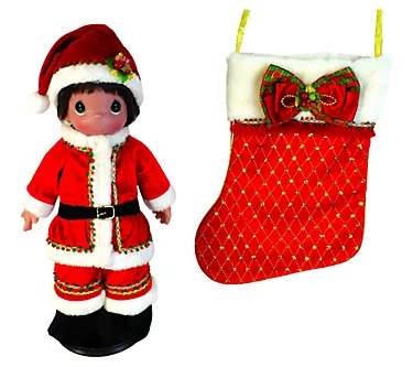 Precious Moments 2024 Stocking Boy Doll