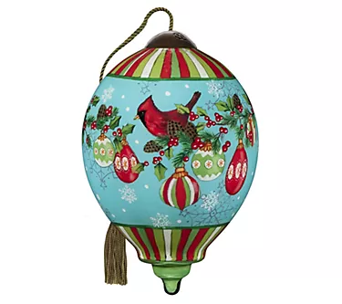 NeQwa 3" Petite Princess Happy Holidays Ornament