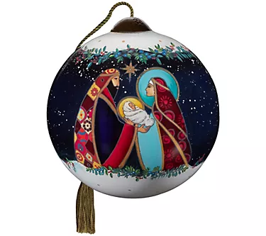 Ne'Qwa 2.5" Holy Family In Royal Colors Ornament 1 369884-ne-qwa-2-5-holy-family-in-royal-colors-ornament-1.webp