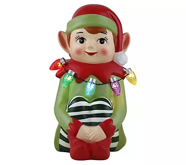 Mr. Christmas 9 in. Nostalgic Ceramic Figure -Elf 1 369976-mr-christmas-9-in-nostalgic-ceramic-figure-elf-1.webp
