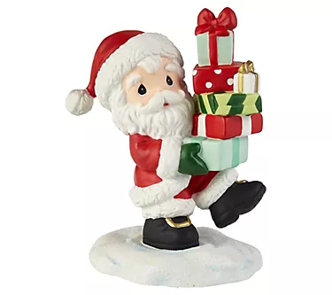 Precious Moments Annual Santa with Gifts Figurine