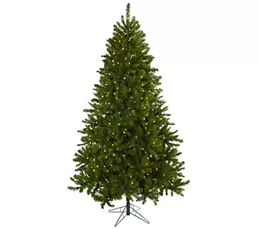 7.5' Windermere Pre-lit Christmas Tree by Nearly Natural