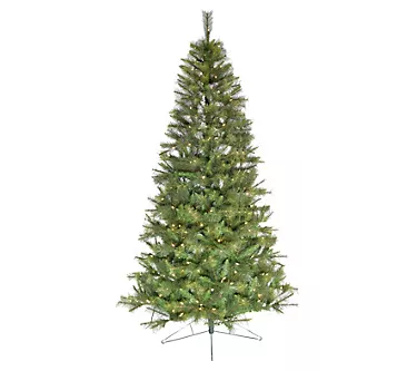 Fraser Hill Farm 6.5-ft.  Half Tree with Warm White LED Lighti